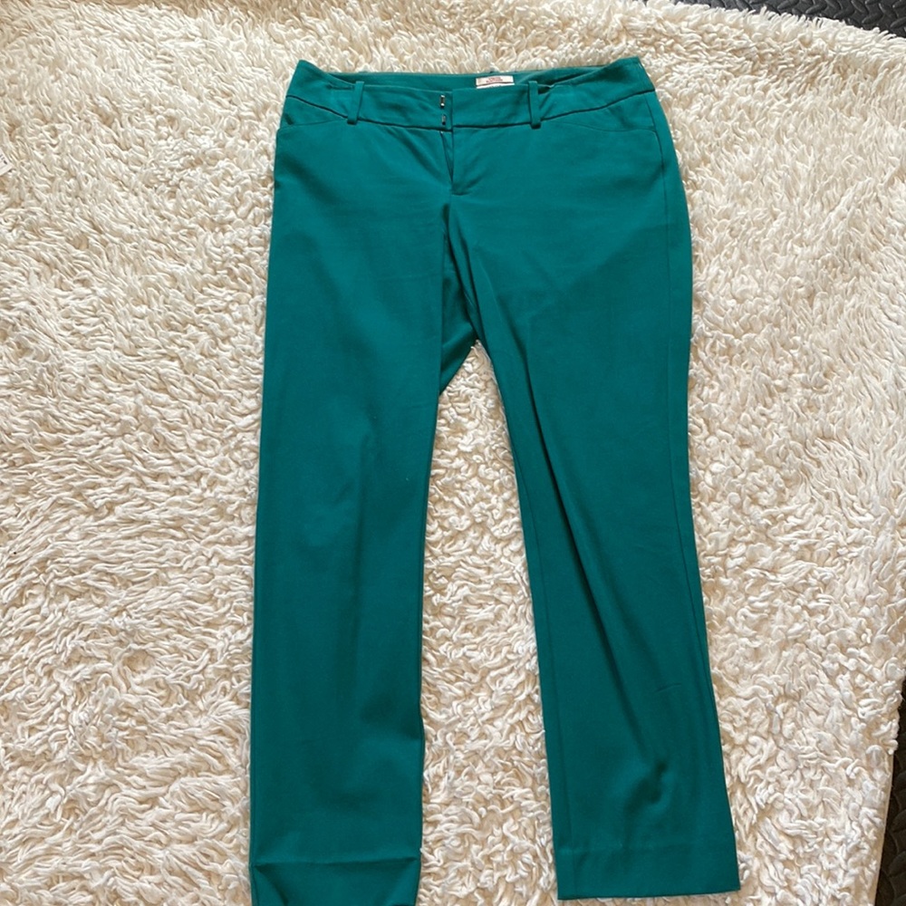 Green trousers